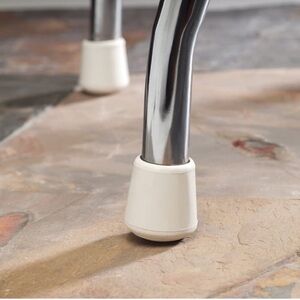 4 Pack White Rubber Furniture Leg Tips